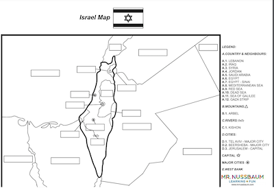 Israel label-me Map
