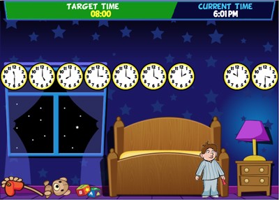 Bedtime Bandits - Online Game (Telling Time)