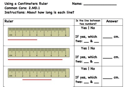 Measuring Centimetres Using a Ruler - Maths with Mum