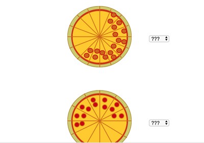 pizza fraction problem solving