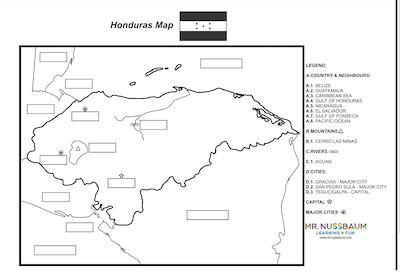 Honduras Label-me Map