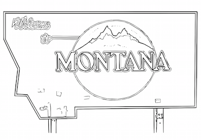 Welcome to Highway Signs Coloring Bundle - 50 State Series