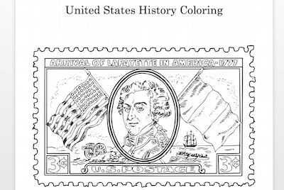 United States History Coloring Activity Bundle