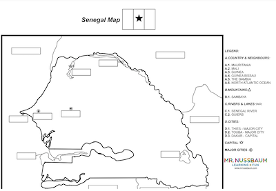 Senegal label-me Map