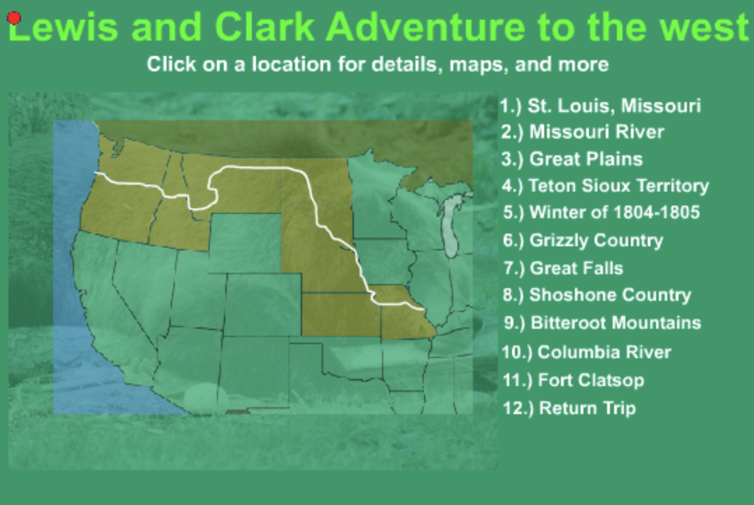 Lewis And Clark Expedition Interactive
