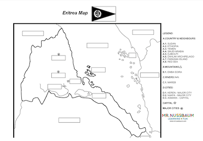 Eritrea label-me Map
