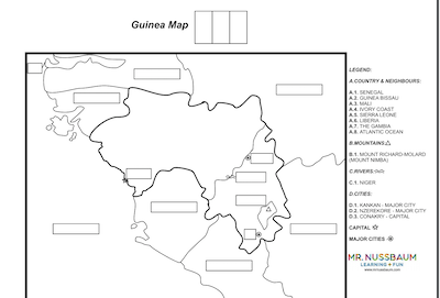 Guinea Label-me Map Answer Sheet