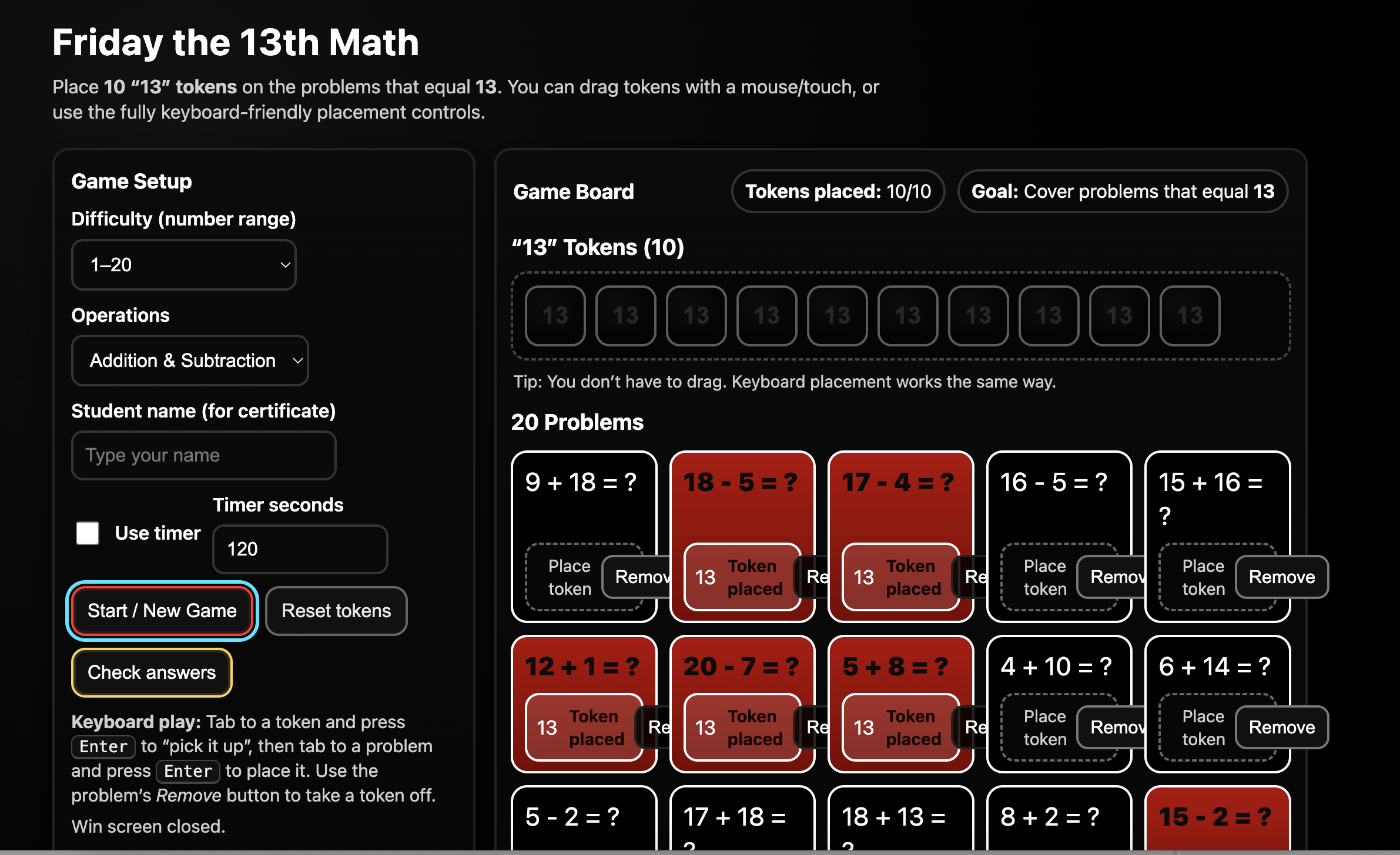 Friday the 13th Math!