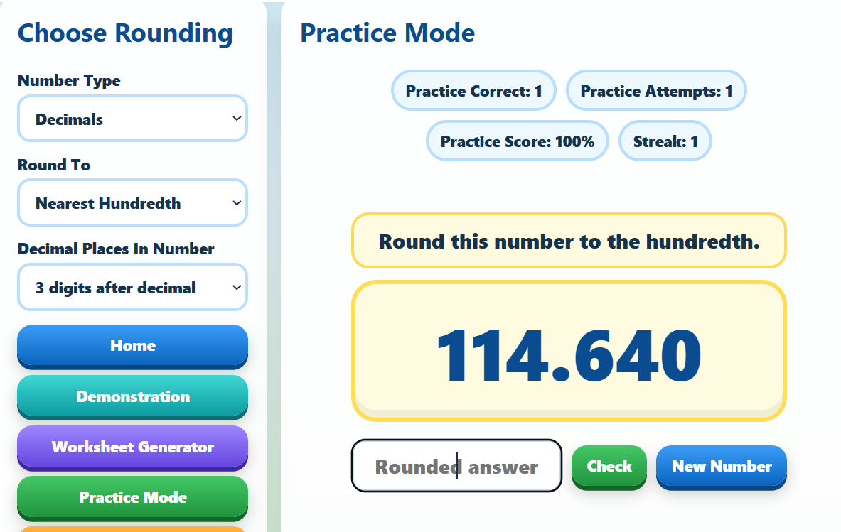 Rounding Workshop
