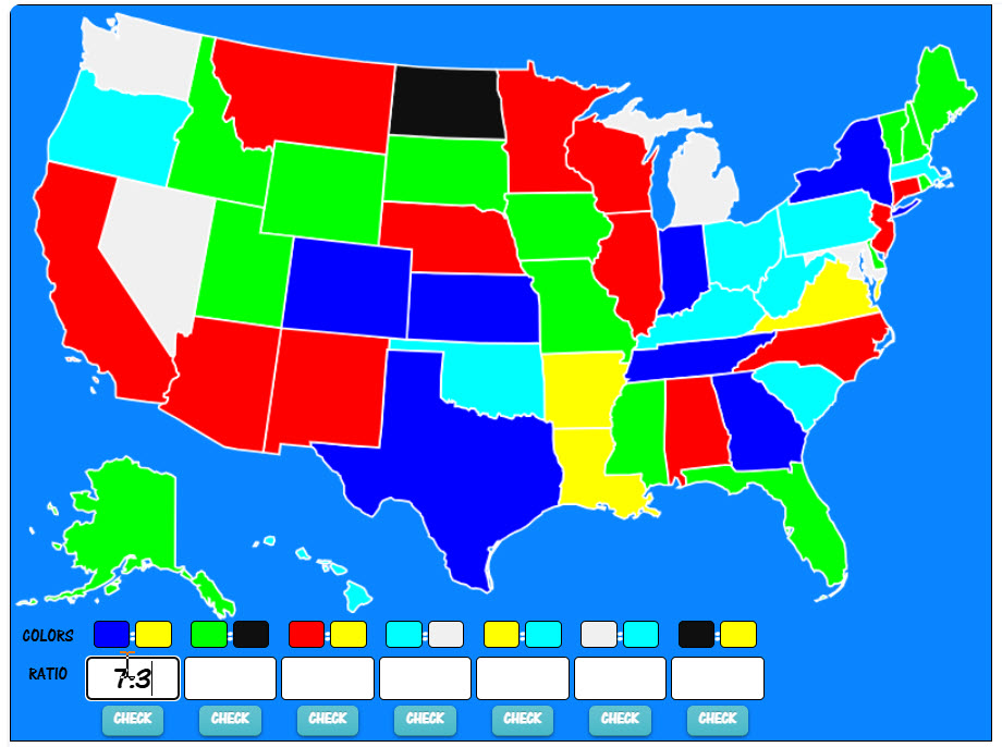 Ratio America: A Math and Geography Game About Ratios
